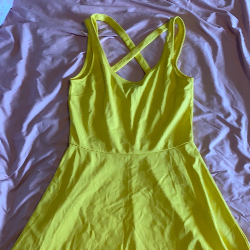 H&M yellow dress